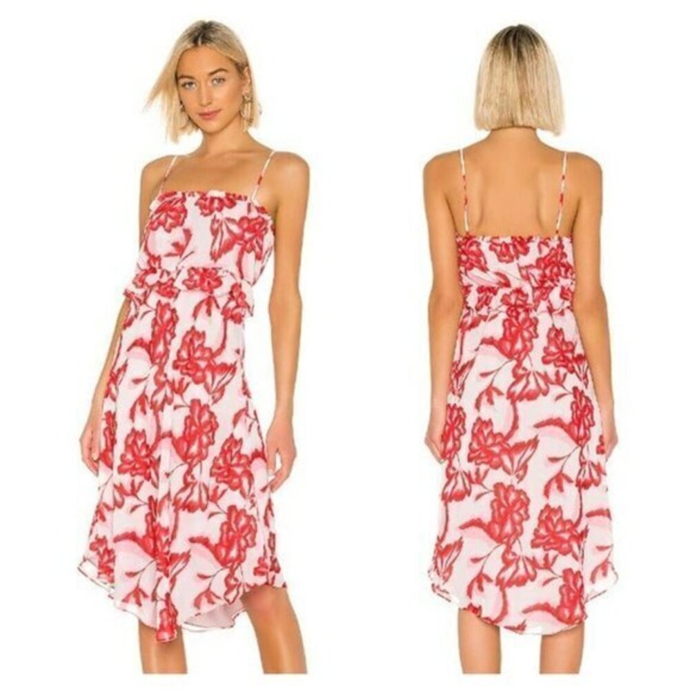 House of Harlow 1960 x REVOLVE Davi Midi Dress - Pink Reims Floral